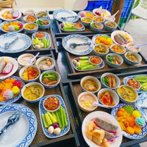 อาหารทำบุญบ้าน